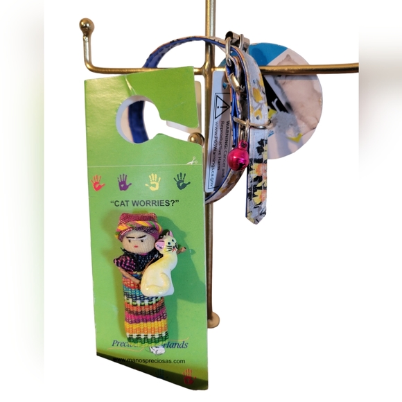 Cat Worries Doll and Cat Collar - Picture 2 of 8